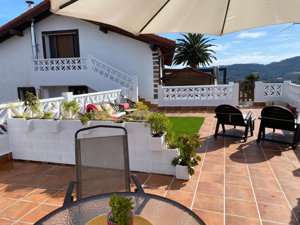 Апартаменты Bilbo Near Atico Rural Con Terraza Басаури Экстерьер фото