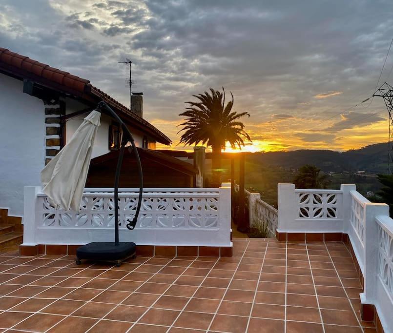Апартаменты Bilbo Near Atico Rural Con Terraza Басаури Экстерьер фото