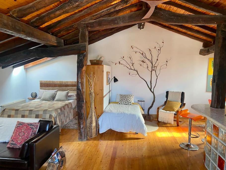 Апартаменты Bilbo Near Atico Rural Con Terraza Басаури Экстерьер фото